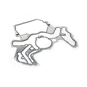 Porsche Engine Timing Cover Gasket - Elring 122.476