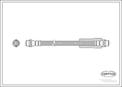 Audi Brake Hose - Corteco 893611707
