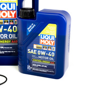 Mercedes Oil Change Kit 0W-40 - Liqui Moly Synthoil 2781800009.8L.V3