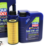 Mercedes Oil Change Kit 0W-40 - Liqui Moly 2751800009.8L