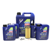 Mercedes Oil Change Kit 0W-40 - Liqui Moly 2751800009.9L