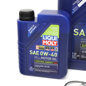 Mercedes Oil Change Kit 0W-40 - Liqui Moly 2761800009.7L.ML