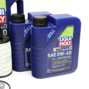 Mercedes Oil Change Kit 0W-40 - Liqui Moly 2761800009.8L