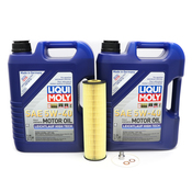 Mercedes Oil Change Kit 5W-40 - Liqui Moly 1201800009.10L