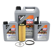 Audi Engine Oil Change Kit - Liqui Moly 06E115562AKT71