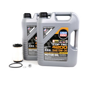 Audi Engine Oil Change Kit - Liqui Moly 06M198405FKT38