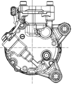 BMW A/C Compressor - Mahle Behr 64529890656