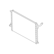 Land Rover Auxiliary Radiator - Mahle Behr CIR29000P