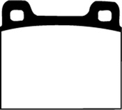 BMW Greenstuff 2000 Street Sport Brake Pad Set - EBC Brakes DP2104