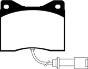 BMW Greenstuff 2000 Street Sport Brake Pad Set - EBC Brakes DP2753