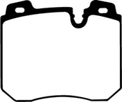 BMW Greenstuff 2000 Street Sport Brake Pad Set - EBC Brakes DP2886