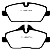 BMW Redstuff Brake Pad Set - EBC Brakes DP32056C