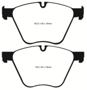 BMW Yellowstuff Brake Pad Set - EBC Brakes DP42007R