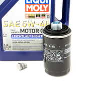 Audi Engine Oil Change Kit - Liqui Moly 06J115403CKT