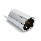 BMW Tailpipe Trim Chrome - Genuine BMW 18307549559