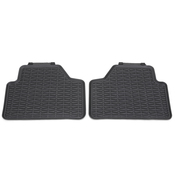 BMW Black Rubber Floor Mat Set Rear (E84) - Genuine BMW 51472336795