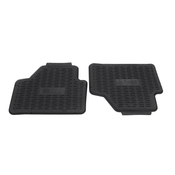 BMW Black Rubber Floor Mat Set Rear (E84) - Genuine BMW 51472336795