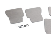 BMW Set Of Floor Mats Velours (Grey) - Genuine BMW 51477007314