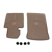BMW Rubber Floor Mat Set Beige - Genuine BMW 82550151504