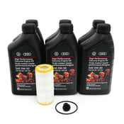 VW Oil Change Kit (0W30) - Genuine VW KIT-00454