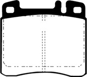 Mercedes Brake Pad Set - EBC DP2888