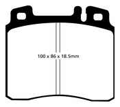 Mercedes Brake Pad Set - EBC DP4963R