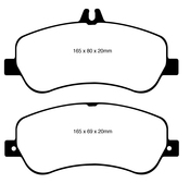 Mercedes Brake Pad Set - EBC DP42011R
