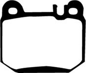 Mercedes Brake Pad Set - EBC DP61395