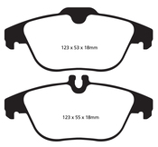 Mercedes Brake Pad Set - EBC DP32012C