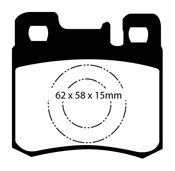 Mercedes Brake Pad Set - EBC DP4846R
