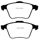 Volvo Brake Pad Set - EBC 30793265