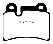 Volkswagen Brake Pad Set - EBC UD1277