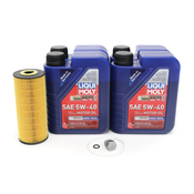 VW Oil Change Kit 5W-40 - Liqui Moly KIT-00387