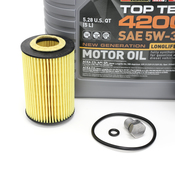 Audi Engine Oil Change Kit - Liqui Moly 03N115562KT8