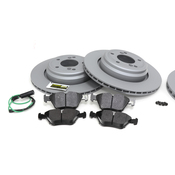 BMW Brake Kit - Zimmermann/Hawk 34112229529KTFR1