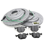 BMW Brake Kit - Zimmermann/Hawk 34112282445KTFR2