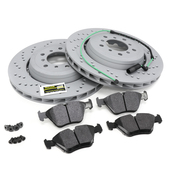 BMW Brake Kit - Zimmermann/Hawk 34112282445KTFR2