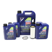 Mercedes Oil Change Kit 0W-40 - Liqui Moly 1761800800