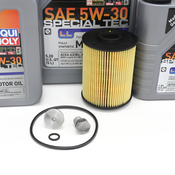 Audi Engine Oil Change Kit - Liqui Moly 021115562AKT10