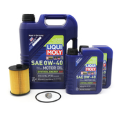 VW Oil Change Kit (0W40) - Liqui Moly KIT-00463