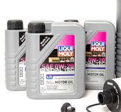 Jaguar 0W20 Special Tec Oil Change Kit - Liqui Moly LM20410