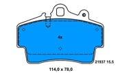 Porsche Disc Brake Pad Set - ATE 604814