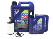 Mercedes Oil Change Kit 0W-40 - Liqui Moly 2761800009.7L.W222