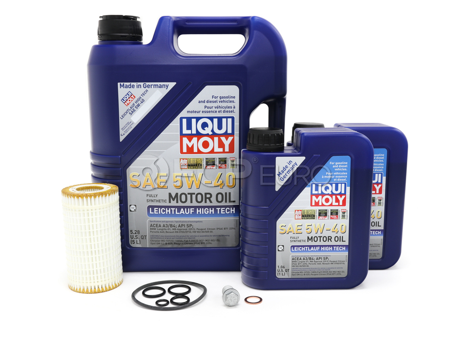 Mercedes Oil Change Kit 5W-40 - Liqui Moly M2727L | FCP Euro