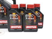 Mercedes Oil Change Kit 0W-40 - Motul X-max 0001803009.9L