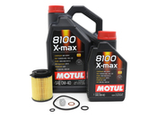 Mercedes Oil Change Kit 0W-40 - Motul X-max 2701800109.6L