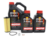 Mercedes Oil Change Kit 0W-40 - Motul X-max 2781800009.10L