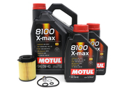Mercedes Oil Change Kit 0W-40 - Motul X-max 2701800109.7L.RWD