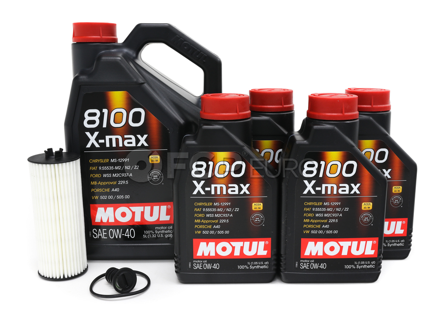 Mercedes Oil Change Kit 0W40 Motul Xmax 1761800800 FCP Euro