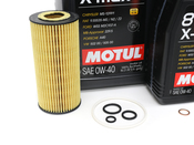Mercedes Oil Change Kit 0W-40 - Motul X-max 2751800009.8L